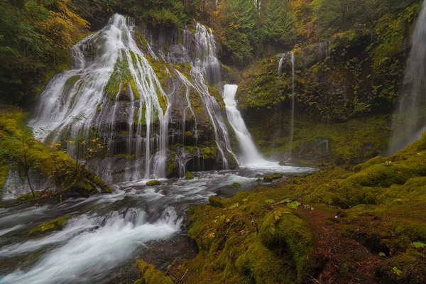 Panther Creek cai no outono — Fotografia de Stock