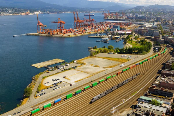 Ванкуверский порт — стоковое фото