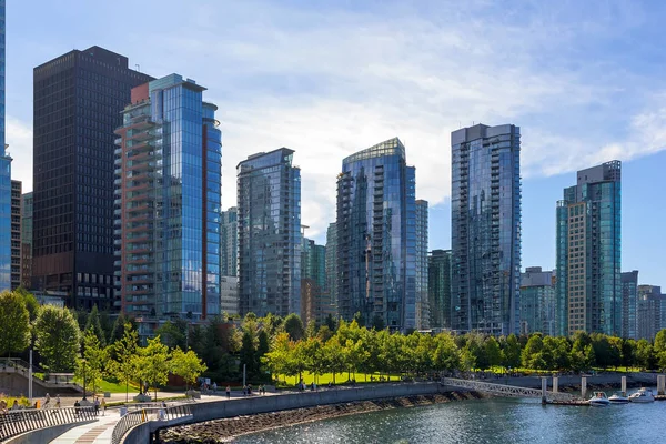 Waterfront condominium vivant à Vancouver Bc Canada — Photo