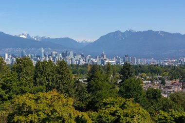 Kralice Elizabeth Parkı Vancouver Bc şehir manzarası