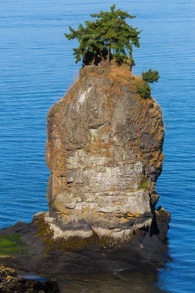 Siwash Rock by Stanley Park — Stock Photo, Image