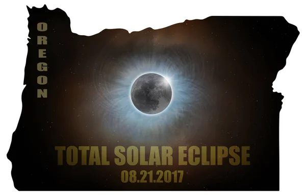 Eclipse solar total en Oregon —  Fotos de Stock