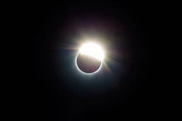 The Ring of 2017 Solar Eclipse August USA America — Stock Photo, Image