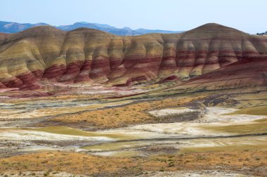 Painted Hills View from Overlook eastern Oregon USA clipart