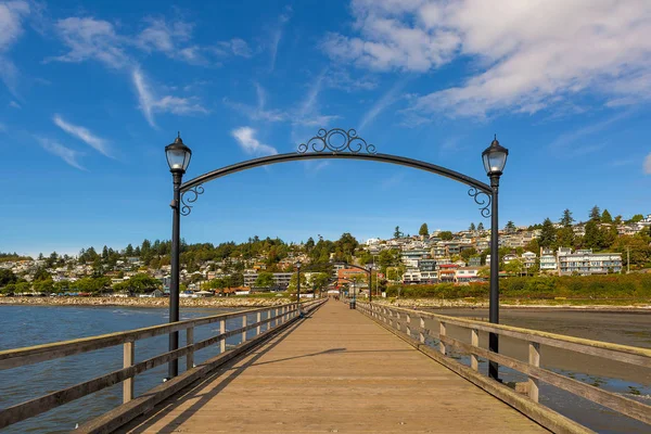 White rock pier in bc canada britisches kanada — Stockfoto