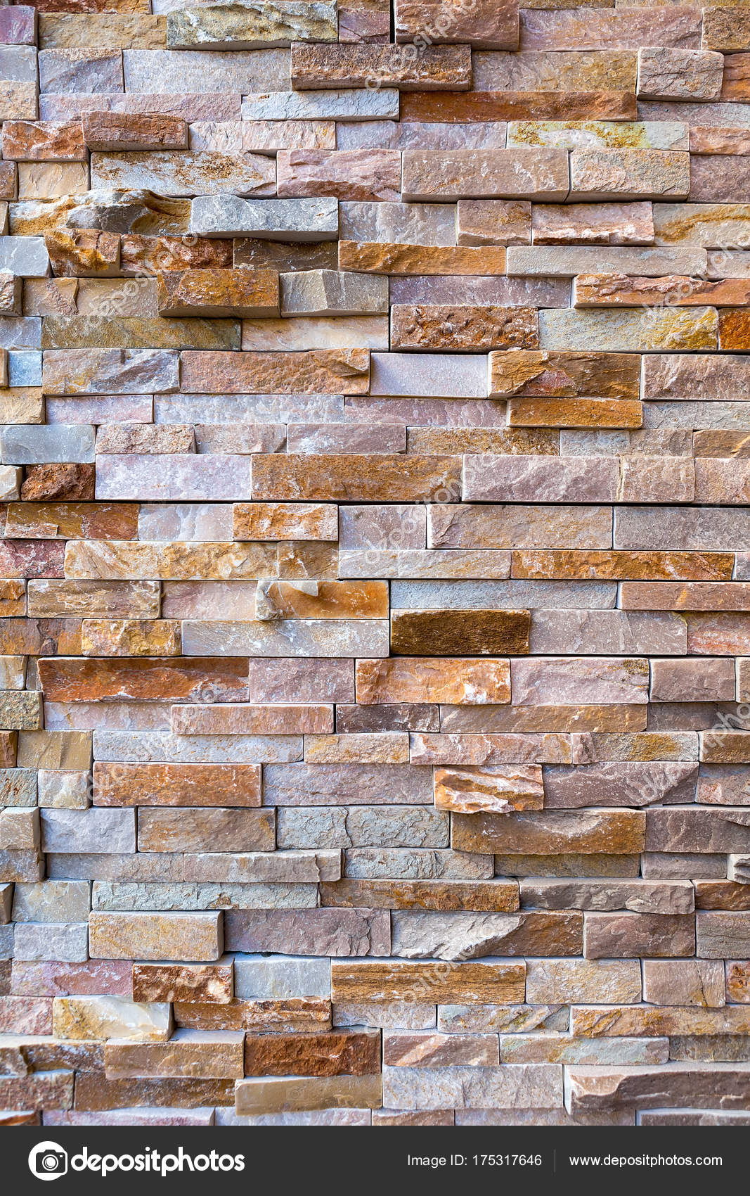 Stacked Stone Rock Wall Background Stock Photo Davidgn