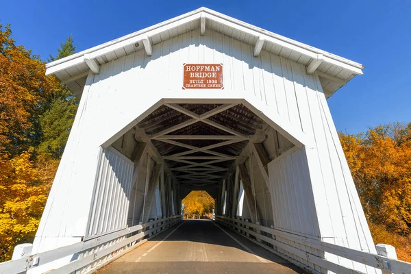 Hoffman Bridge in Autumn — Stock Photo, Image