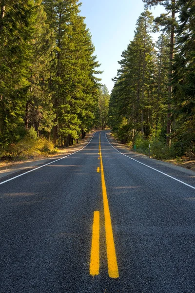 Middle of the Highway in Oregon — Stock Photo, Image