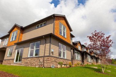 Banliyö Kuzey Amerika'da yeni Townhomes