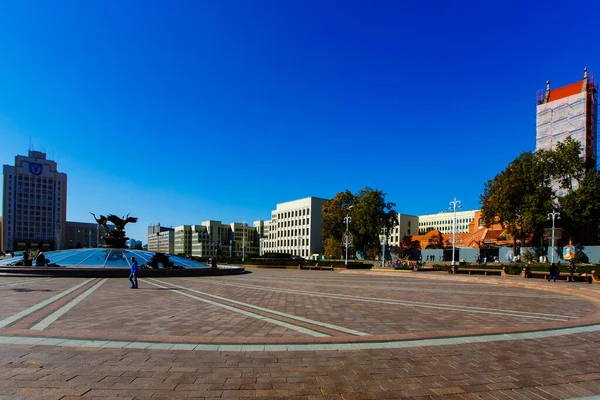 Minsk şehrinin manzarası