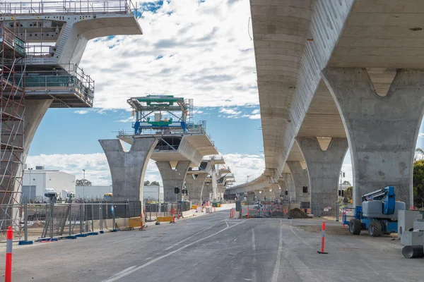 Estrada em construção — Fotografia de Stock