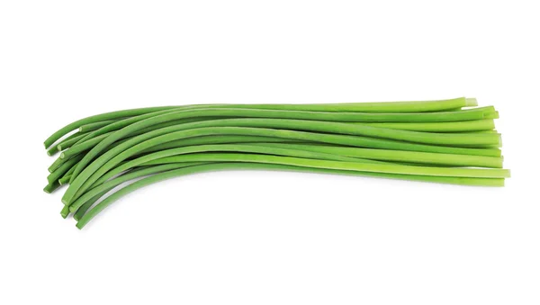 Fresh garlic shoots — Stock Photo, Image