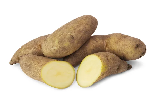 Patate fresche crude di kipfler — Foto Stock