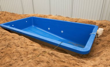  Yüzme Havuzu inşaatı.