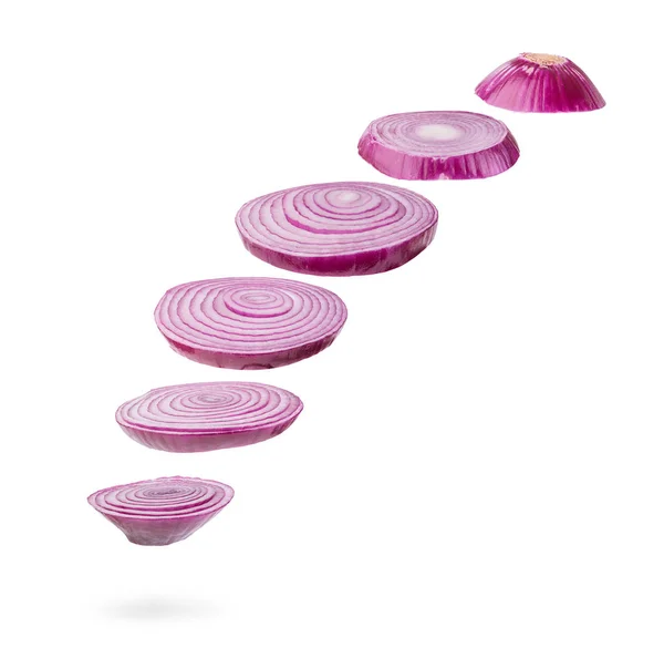 Sliced  red onion — Stock Photo, Image