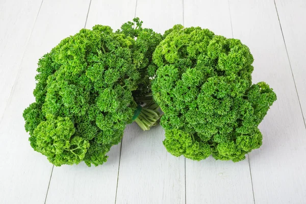 Fresh green curly parsley — Stock Photo, Image