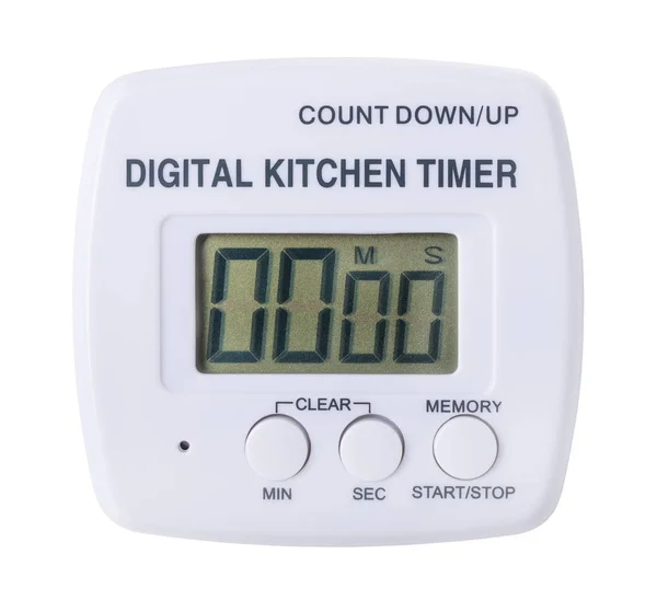 Plastic kitchen digital timer — Stock Photo, Image