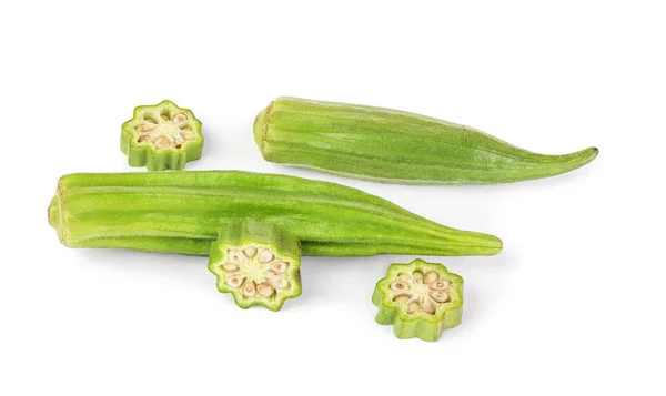 Fresh  okra  vegetable — Stock Photo, Image