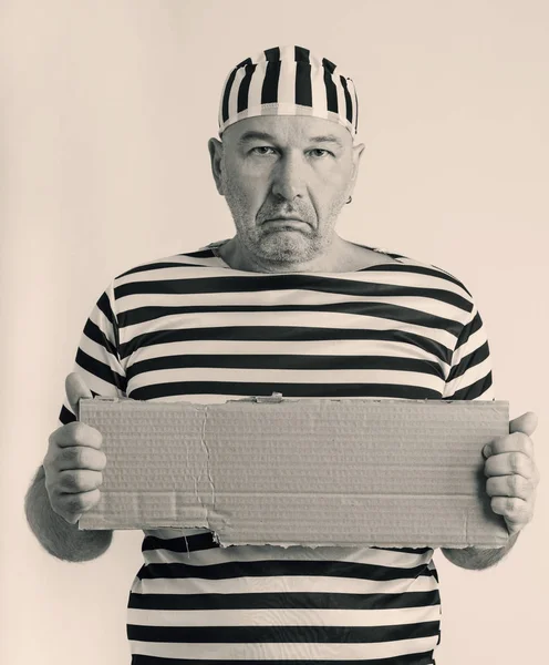 Man prisoner — Stock Photo, Image