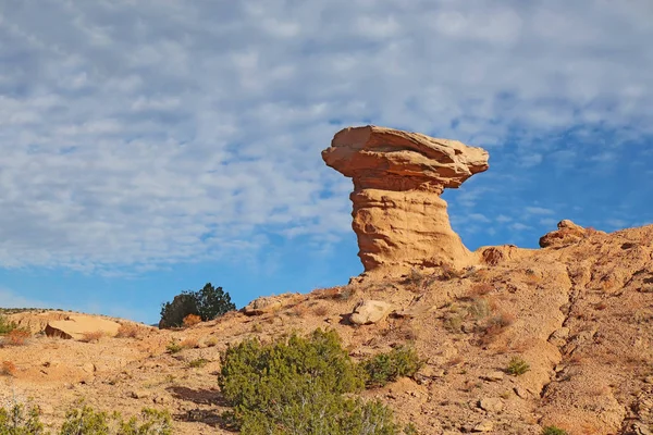 Kamelfelsen in der Nähe von tesuque pueblo, Neu-Mexiko — Stockfoto