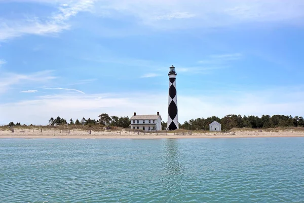 Cape Lookout lighthouse on the Southern Outer Banks of North Car — Stock Photo, Image