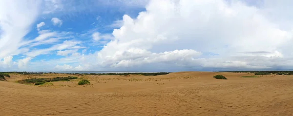 Vista Panoramica Delle Dune Sabbia Albemarle Sound Dalla Cima Del — Foto Stock