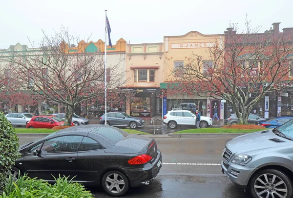 Leura Australia Septiembre 2015 Tiendas Peatones Largo Del Centro Comercial —  Fotos de Stock