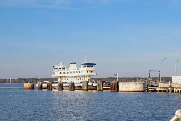 Scotland Virginia Febbraio 2017 Traghetto Pocahontas Jamestown Scotland Ferry Che — Foto Stock