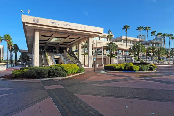 Tampa Florida Agosto 2016 Entrada Principal Centro Convenções Tampa Esta — Fotografia de Stock