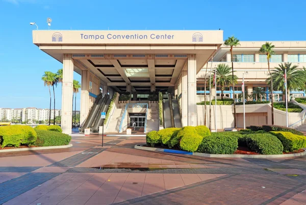 Tampa Floride 1Er Août 2016 Entrée Principale Tampa Convention Center — Photo