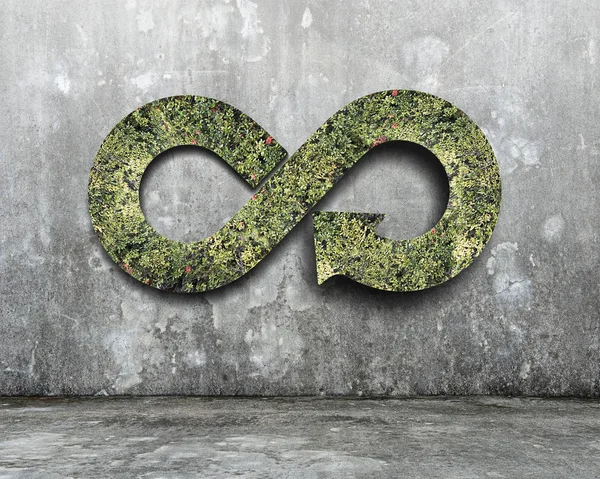 Green circular economy concept — Stock Photo, Image