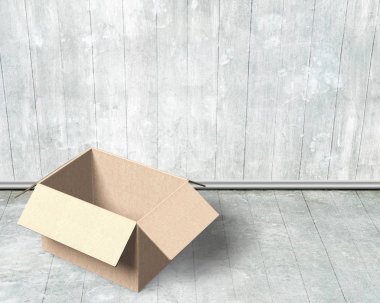 karton kutu açıldı