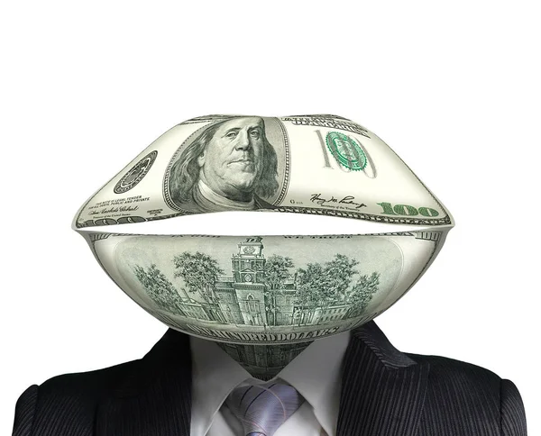 Concept of money talks — Stock Photo, Image