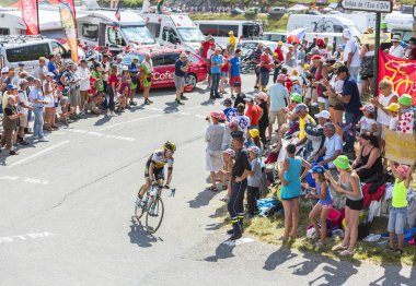 The Cyclist Bram Tankink Col du Glandon - Tour de France 2015