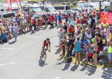 Bisikletçi Michael Schar Col du Glandon - Fransa Bisiklet Turu 2015 tarihinde