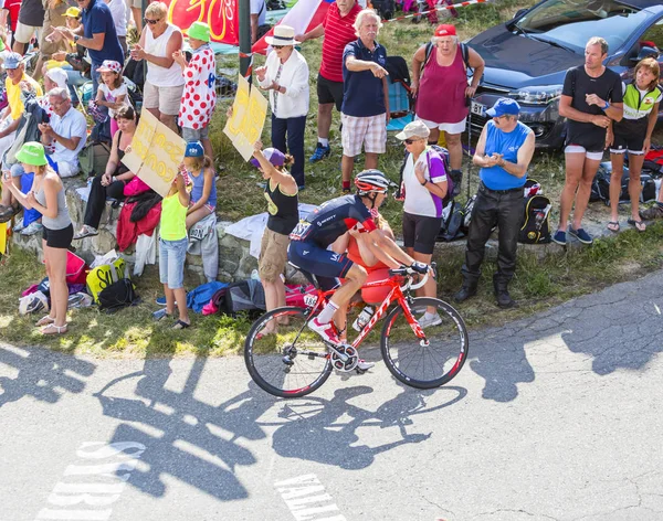 Cyklista Martin Elmiger na Col du Glandon - Tour de France 2015 — Stock fotografie