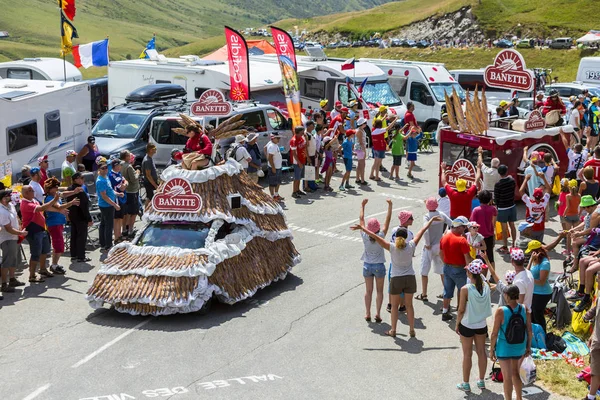 Veículo Banette em Alpes - Tour de France 2015 — Fotografia de Stock