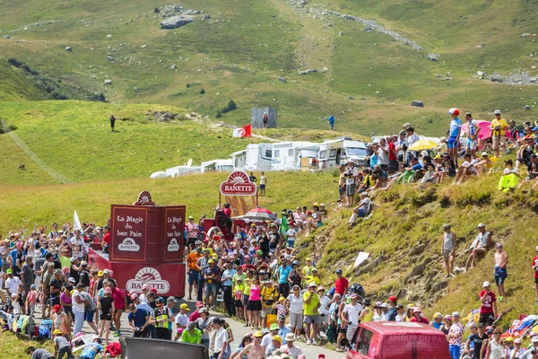 Banette Caravan w Alpach - Tour de France 2015 — Zdjęcie stockowe