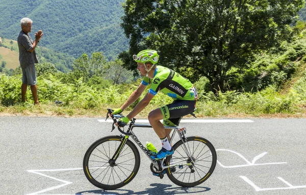 Cyklista Dylan van Baarle - Tour de France 2015 — Stock fotografie