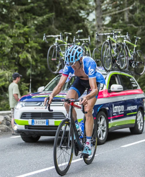 Johan Vansummeren på Col du Tourmalet - Tour de France 2014 — Stockfoto