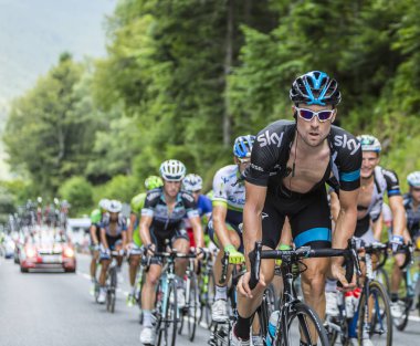 Bernhard Eisel on Col du Tourmalet - Tour de France 2014