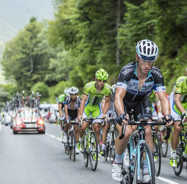 Mark Renshow on Col du Tourmalet -ツール・ド・フランス2014 — ストック写真