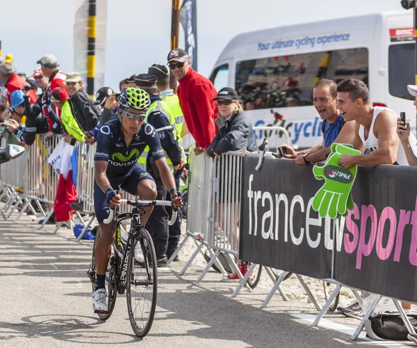Nairo Quintana Mont Ventoux - Fransa Turu 2013 — Stok fotoğraf