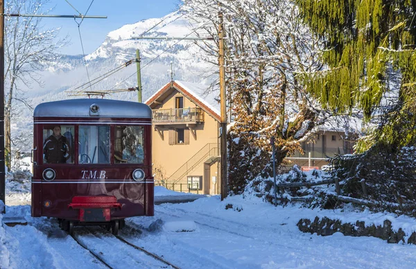 Tramway du Mont Blanc – stockfoto