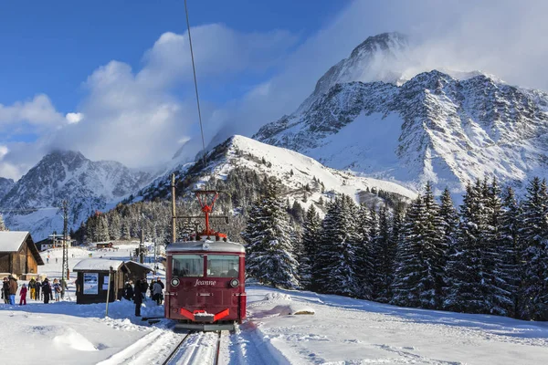 Tranvía del Mont Blanc — Foto de Stock