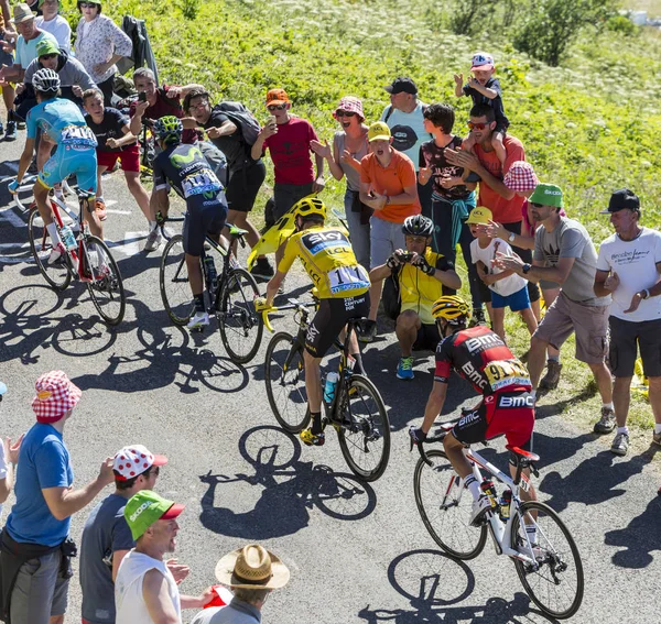 La lucha por el amarillo - Tour de France 2016 — Foto de Stock