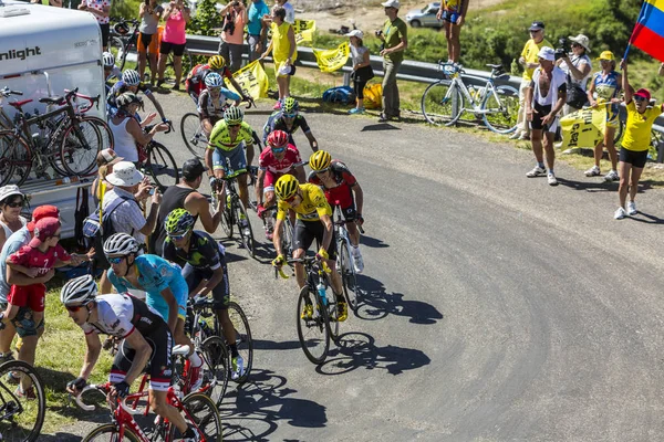 The Fight for Yellow - Tour de France 2016 — Stock Photo, Image