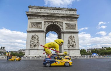 Publicity Caravan in Paris - Tour de France 2016 clipart