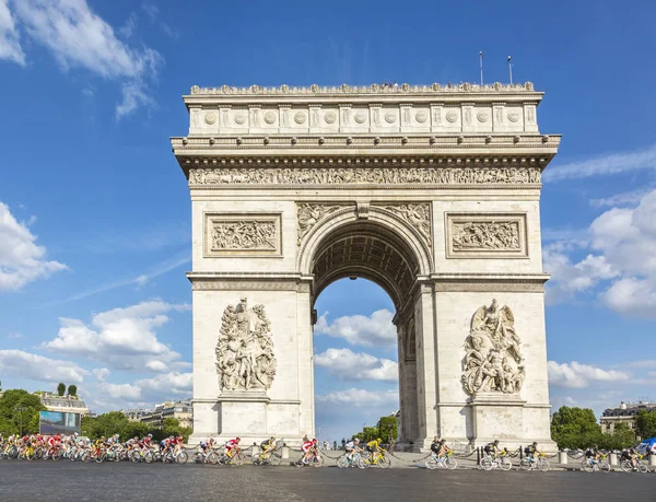 Párizs - Tour de France 2016 sárga trikó — Stock Fotó