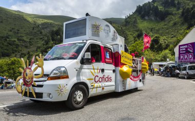 Cofidis Truck - Tour de France 2014 clipart